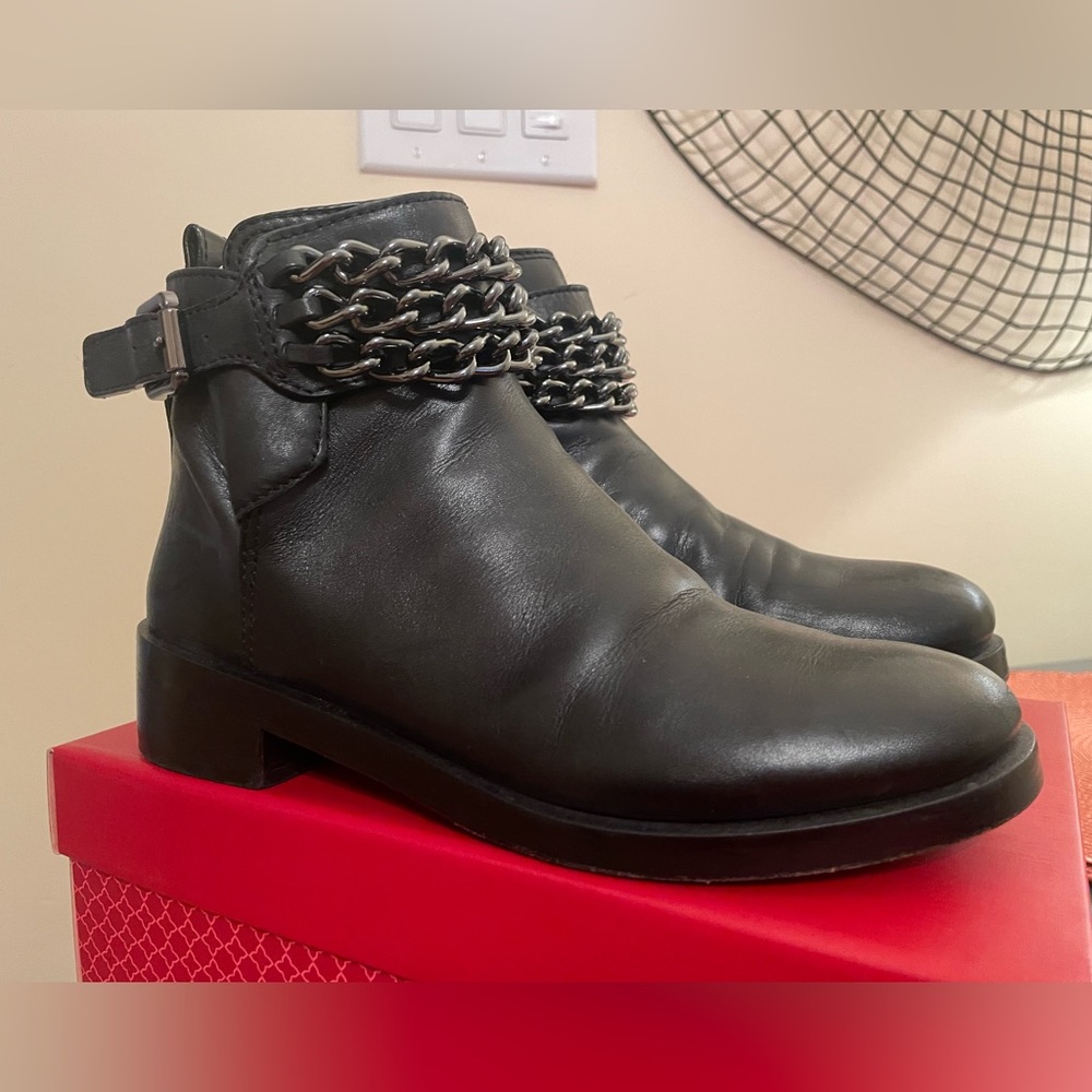 Tory Burch leather ankle boots